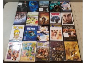 Lot Of 20 DVD's In Cases
