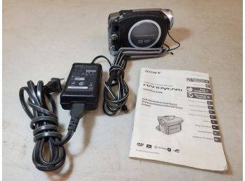 Sony DCR-DVD92 Handycam DVD Camcorder With Charger & Manual, Working Condition, May Need Battery