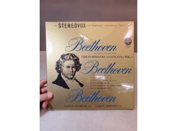 Sealed 3 Record Set: Beethoven Violin Sonatas Complete Nos.1-6, Flissler (piano) Rosand (violin), Vox SVBX 517