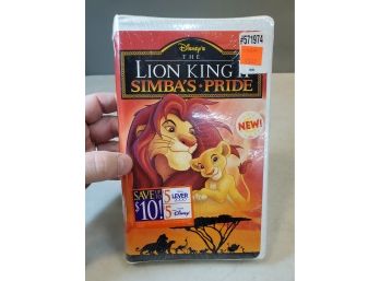 Sealed Disney's The Lion King II, Simba's Pride, VHS In Shrink With Original Stickers