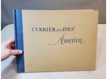 1952 Currier & Ives' America, 80 Lithograph Prints In Full Color, A Panorama Of The Mid-19th Century Scene