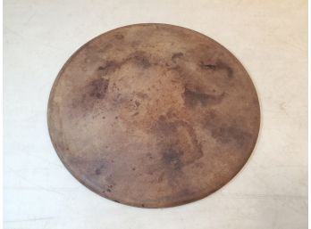 Pampered Chef 13' Round Pizza Stone, Family Heritage Baking Stoneware, USA 011103, Well Seasoned