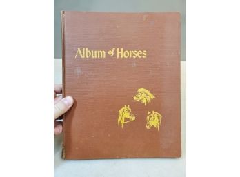 Album Of Horses By Marguerite Henry, Illustrated Lithographs By Wesley Dennis, Edition Of 1952 Rand McNally