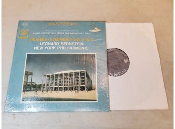 Historic 1962 First Recording At Lincoln Center: Brahms Symphony No. 2 Bernstein Columbia Masterworks MS-6374