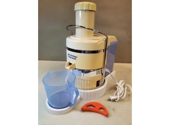 Jack LaLanne's Power Juicer Electric Pulp Extractor Machine, Tristar CL-003AP With Accessories, Working
