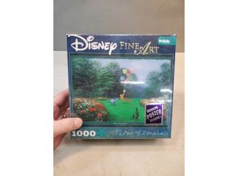 Sealed Buffalo Games Disney Fine Art 1000 Piece Puzzle: 'Rescuing Piglet' By Peter Ellenshaw With Bonus Poster
