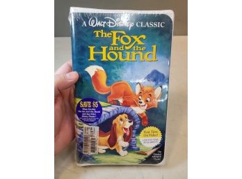 Sealed Walt Disney Classic: The Fox And The Hound, First Limited Edition VHS In Shrink With Original Stickers