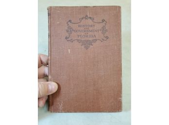 A History Of Florida (& Government) By Caroline Mays Brevard & H.E. Bennett, 1919 American Book Co NY