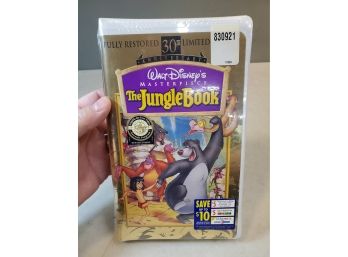 Sealed Walt Disney's Masterpiece: The Jungle Book, Restored 30th Anniversary Limited Edition VHS In Shrink