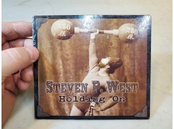 Sealed Audio CD: Steven P. West: Holding On, Brattleboro Vermont Folk Singer Songwriter, 2017 Self Published