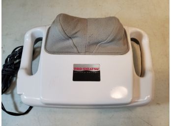 Pro Shiatsu Portable Massager, Model 9232, Working