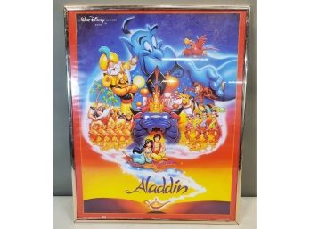 Walt Disney Pictures Aladdin Framed Poster, 16' X 20'