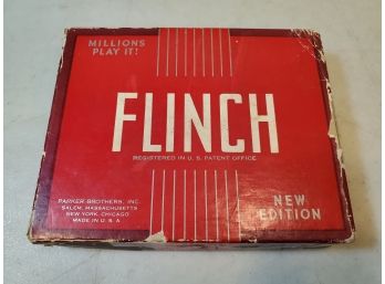 Vintage 1951 Flinch New Edition Card Game By Parker Brothers, A Famous Family Game