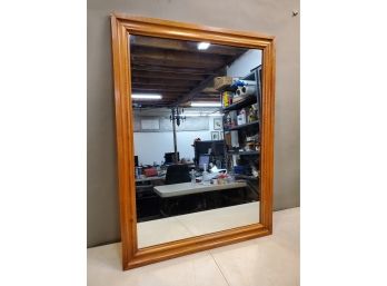 Vintage Maple Frame Mirror, 40x30