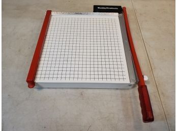 Vintage Buddy Products 13' Wide Paper Cutter, Working