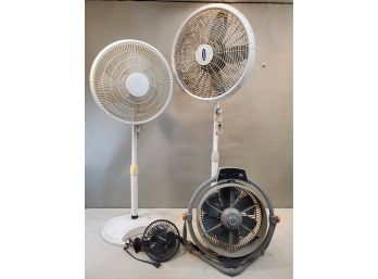 Misfit Lot Of 4 Working Fans, All Working
