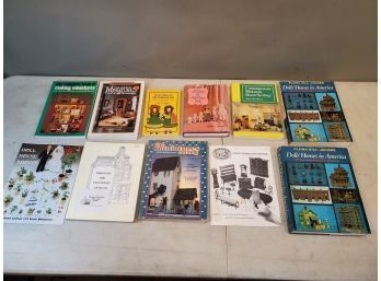 Lot Of Dollhouse Miniatures Books & Catalogs, For Serious Dollhouse Enthusiasts