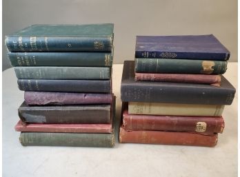 Lot Of Antique Books On Christianity, Christian Religious Study Bible