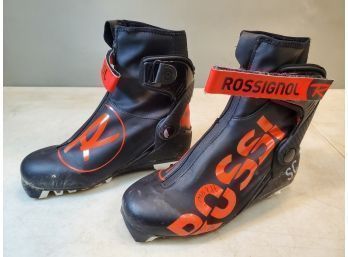 Rossignol SC Junior Cross-country Ski Shoes, Size 39 (EU) 8 (US), Black & Red