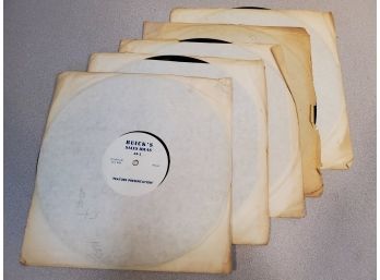 1969 Buick's Sales Ideas For Dealership Training 33 RPM LP Vinyl Record Lot, No's 69-2 69-3 69-4 69-5 69-7