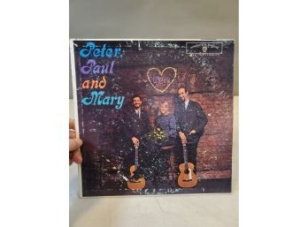 Peter, Paul And Mary, 1962 Warner Brothers W1449 Mono Vinyl LP Record, Play Tested Fine