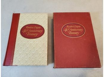 Reader's Digest 40th Anniversary Treasury, Selections From The First 40 Years 1922-61, With Slip Case