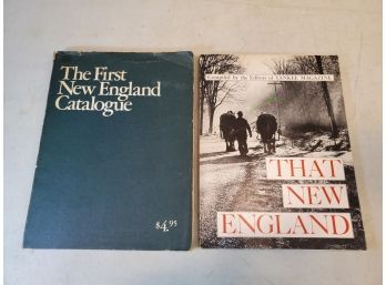 Whole Earth Catalogue's The First New England Catalog (1973) & Yankee Magazine's That New England (1966)