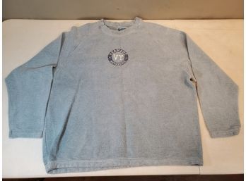 Vermont VT Authentic Pull Over Sweat Shirt, Austins Size XL, Soft 100 Cotton, Brushed Interior, Gray Blue