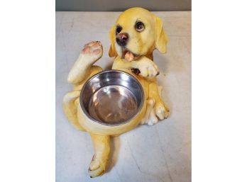 Puppy Dog Dish, 11'l X 7' X 6.5'h