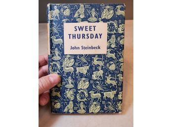 John Steinbeck: Sweet Thursday, 1955 The Reprint Society London, 5.5x7.5 256pp, HCDJ