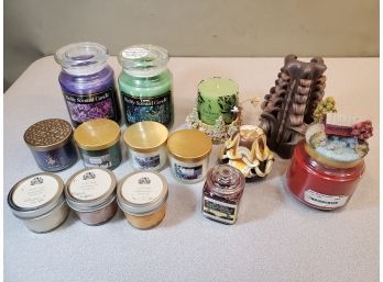 Lot Of Scented Candles, New And Lightly Used, Yankee Candle, Bath & Body Works