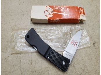Gerber LST 6009 Lightweight Lock Back Knife, 3' Blade, 6' Long, 3.5' Closed, NIB New In Box, 97223 USA