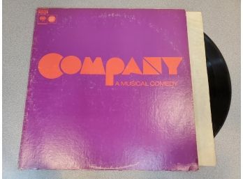 Company, A Musical Comedy Original Broadway Cast Recording 33 RPM LP Vinyl Record, Stephen Sondheim
