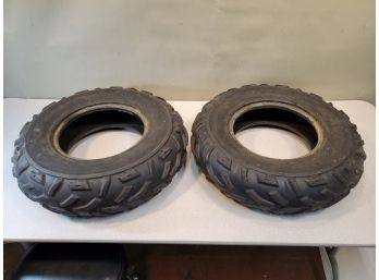 2 Good Year AT25x8-12 Tracker Tubeless ATV Tires, Off-Road Fronts, Polaris & Others