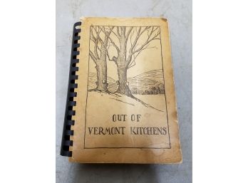 'out Of Vermont Kitchens' Cookbook, 1944, Original Handwritten Recipes, Illustrated