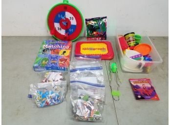 Lot Of Games Puzzles Spirograph Play Doh Children's Darts