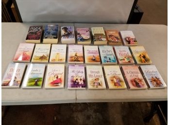 Large Lot Of Romance Paperback Books Including Heartsong, Harlequin, Anne Rice, Etc