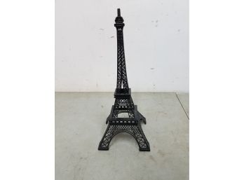 Eiffel Tower Model, 15' Tall, Cast Metal, Black