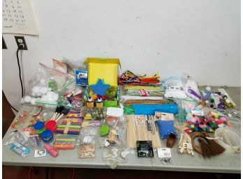 Large Lot Of Crafting Supplies Notions Findings Materials