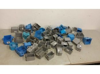 Large Lot Of New Electrical Boxes