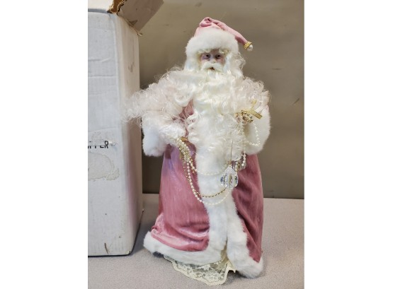 Victorian Santa Claus Christmas Tree Topper In Box