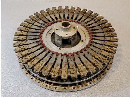 Item For Repurposing Project: Marsh Stencil Machine Letter & Number Wheel, 3/4' Letter Dies