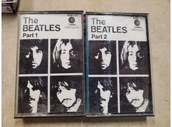 The Beatles Part 1 & 2 Cassette Version Of The White Album, 1987 Capitol Records 4XW 160 161