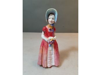 Vintage Royal Doulton Diana Bone China Porcelain Figurine, HN 1986, 5.75'H