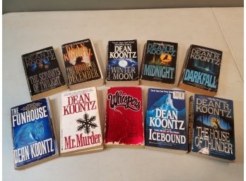 Lot Of 10 Dean R. Koontz Paperback Novel Books