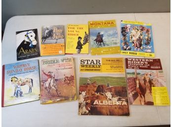 Lot Of Horse Equestrian Related Non-fiction Books, Riding Training Working Caring For Etc