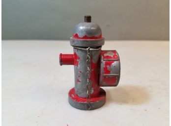 Vintage 1950s - 60s Tonka Toys Toy Fire Hydrant, Cast Metal, Attaches To Garden Hose, 2.75'h
