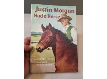 Justin Morgan Had A Horse By Marguerite Henry, Illustrated By Wesley Dennis, 1973, Vermont Story