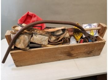 Lot Of Carpenter's Tool Box & Contents
