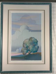 Sukey Forsman Quiet Hills Framed Original Signed And Numbered Serigraph